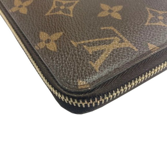 LOUIS VUITTON Monogram Zippy Wallet Round Zipper Long M60017 Men's Women's - Picture 6 of 10